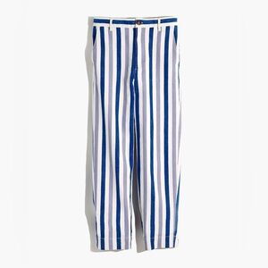 Madewell Tapered Pants Samantha Stripe Saratoga Size 23
